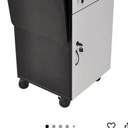 Multimedia Workstation Cart
