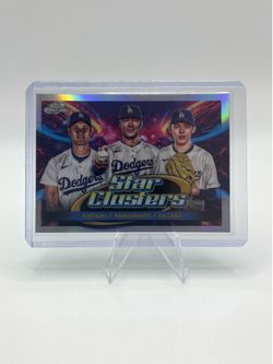 Ohtani / Yamamoto / Sasaki 2025 Topps Cosmic Chrome Star Clusters Refractor