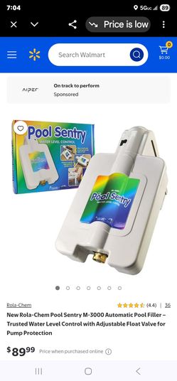 Pool sentry water level control