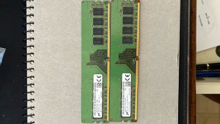 Micron 8GB DDR4 RAM Sticks – Set of 2