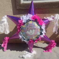 Mi Bautizo Regular Star Pinata 