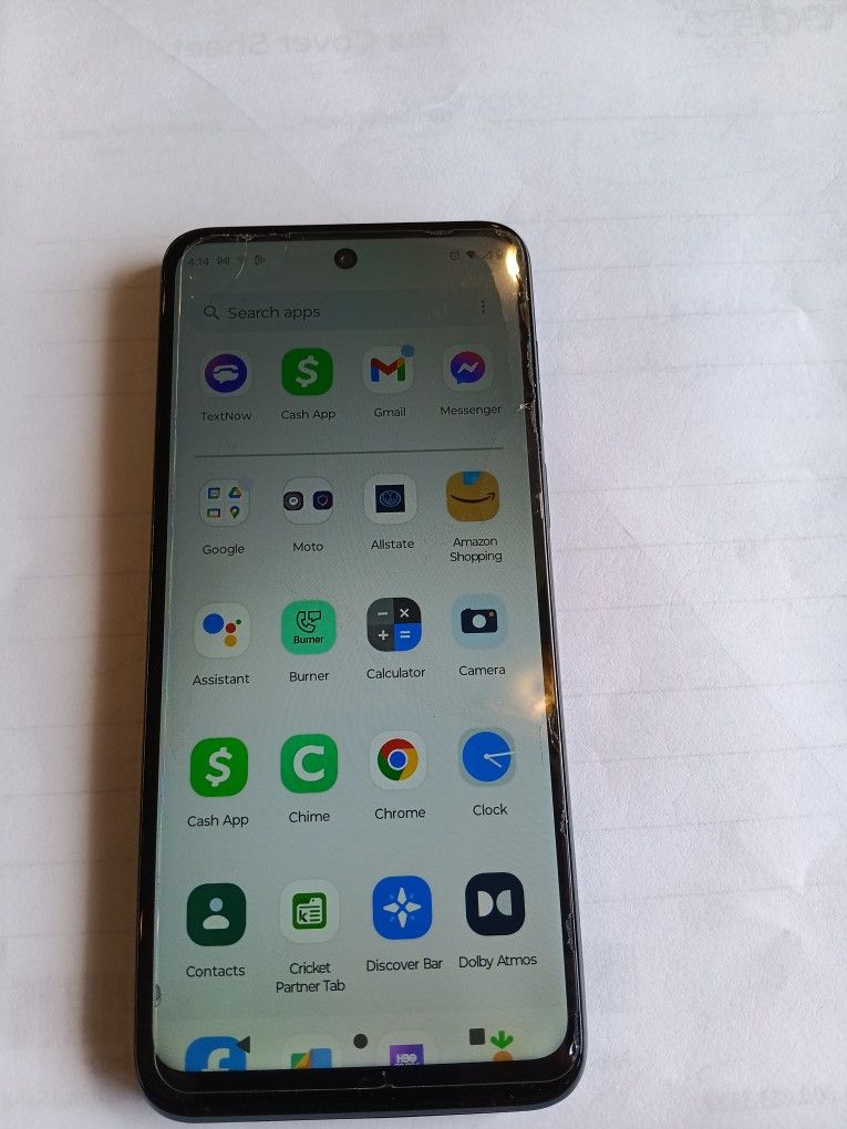 Cricket MOTO G SMART PHONE
