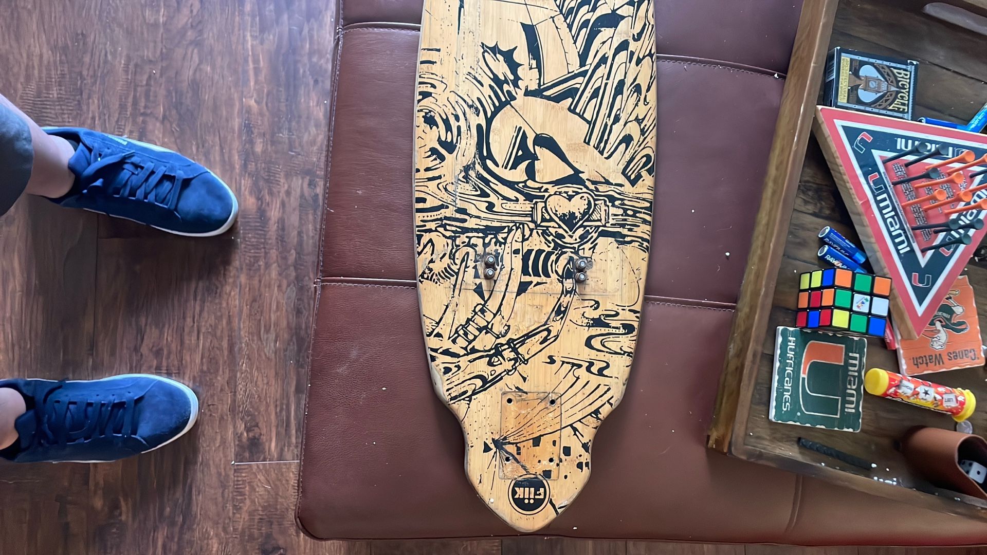 Fiik Longboard Skateboard deck Only (37 In)