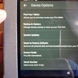 Amazon fire (generation 5) Tablet