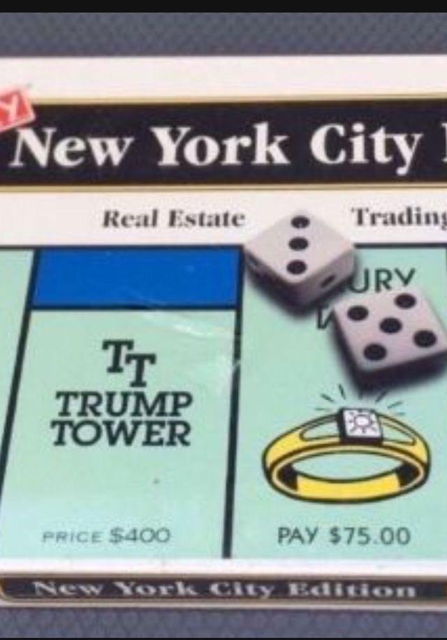 New York Monopoly Board Game