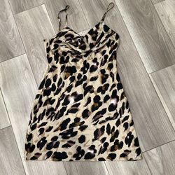 Boohoo Leopard Dress