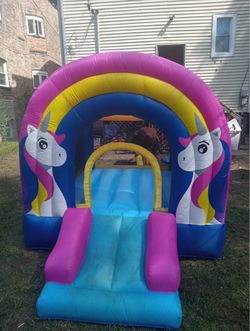 Unicorn Bounce House with Slide – $400 OBO