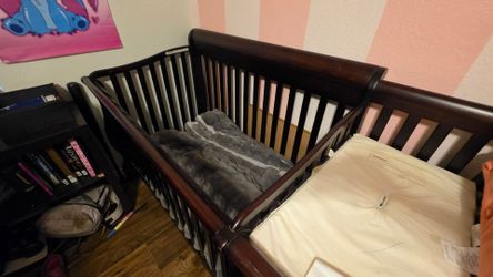 Nice wooden baby crib