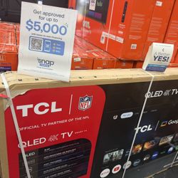 65”TCL QLED 4K SMART TV