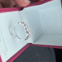 Sparkle Allure Silver Ring