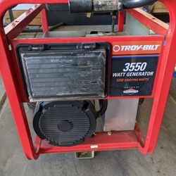 Generator By TROY-BILT 3550 WATTS. Like New