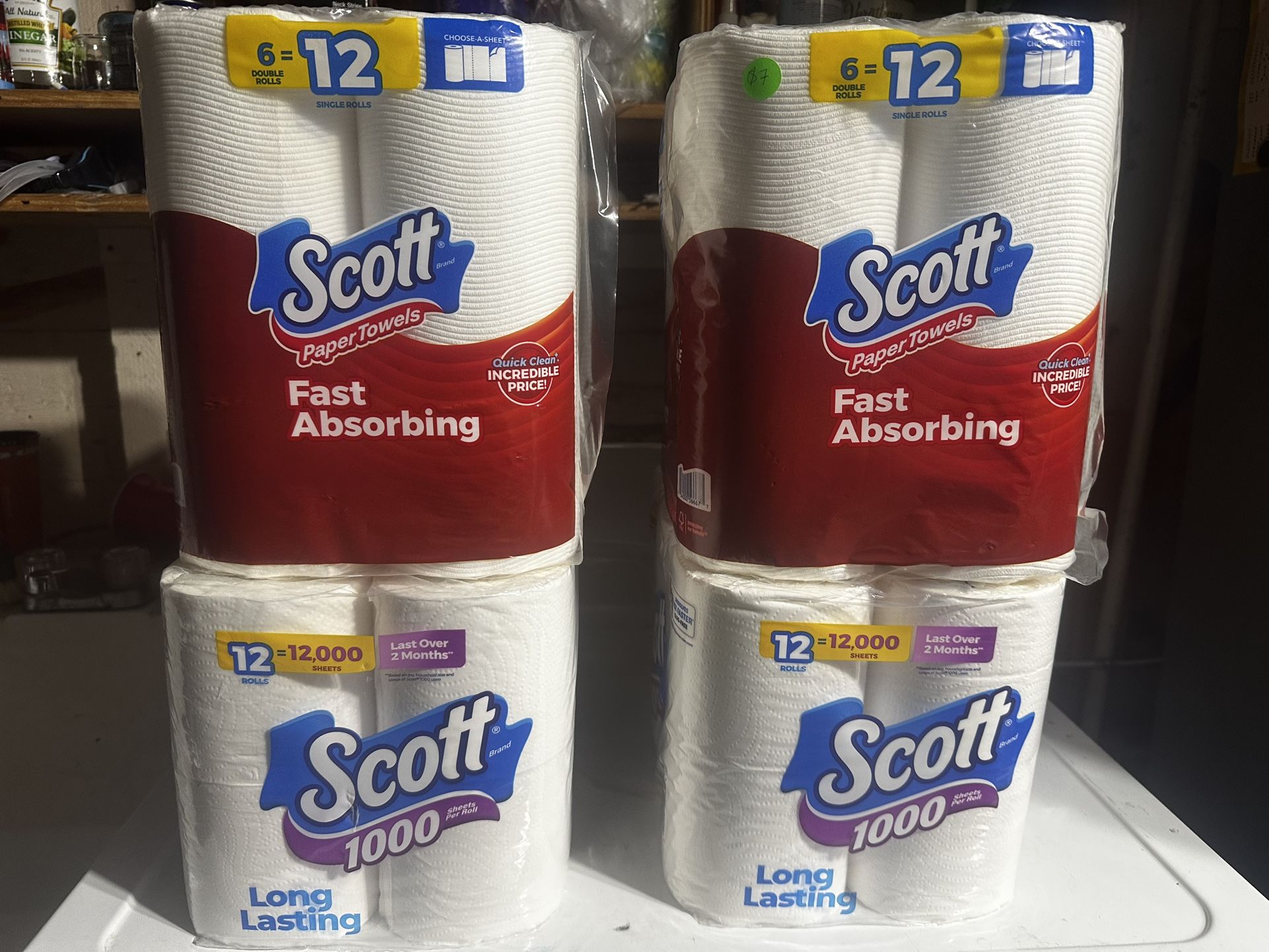 Scott Paper Towels And Toilet Paper 