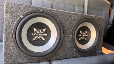 Xtreme  10 inch sub woofers 400 watts each with box