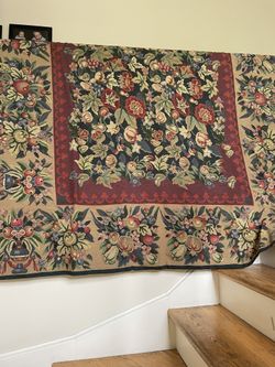 Wool Needlepoint Rug 9x12