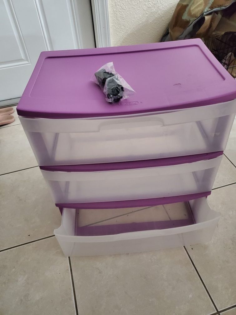 Sterlite 3 drawer storage