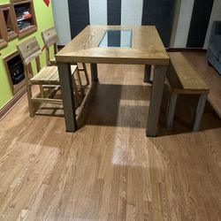 Dining Room Table, Bench, Chairs