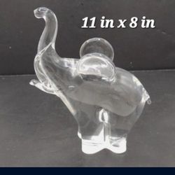Gorgeous ELEPHANT V NASON ITALY Glass Art Elephant Statue 11"X 8" Nice!
Large Version, Outstanding Quality