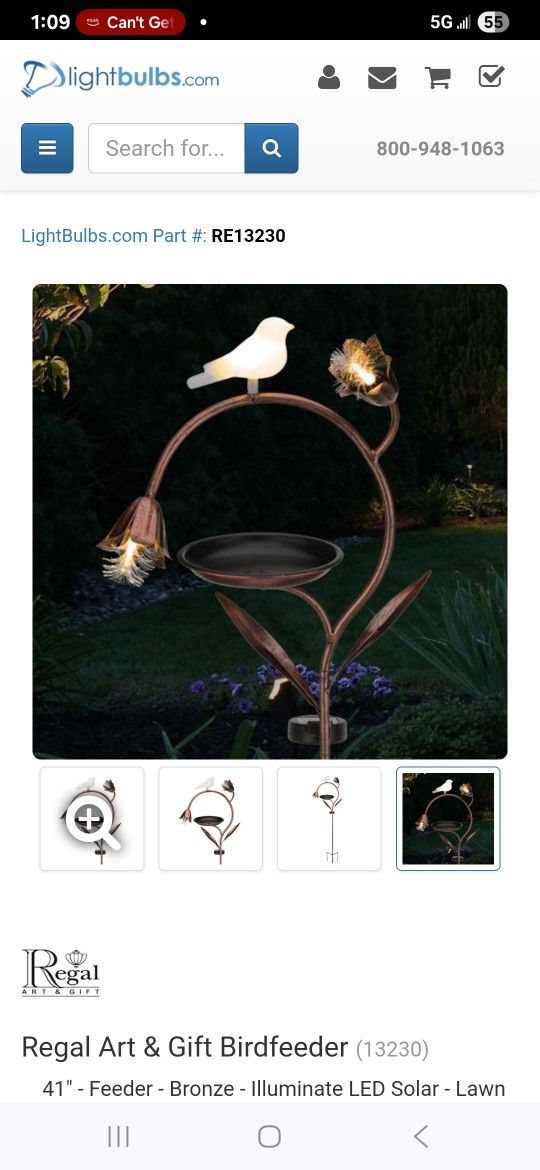 Regal Art & Gift Birdfeeder