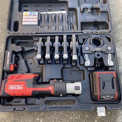 Ridgid RP351 RP 351 Inline Standard ProPress Standard Pro Press Tool Kit ( Case 1x 18-V Li-Ion Battery Charger 6x Press Tool Jaws ) $2599