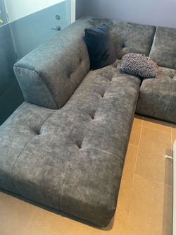 Stylish Blue Sofa
