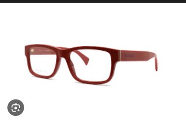 Red Gucci Frames Unisex