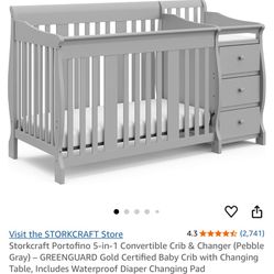 5 In 1 Crib NEED GONE