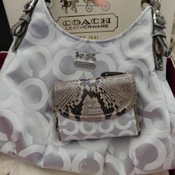 Coach Bag With Matching Wallet