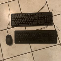 Dell Keyboard And Dell Mouse