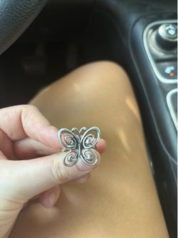 James Avery butterfly ring