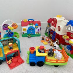 Like New Fisher-Price Little People Toy Collection for Toddlers and Kids 1-5 Years Old