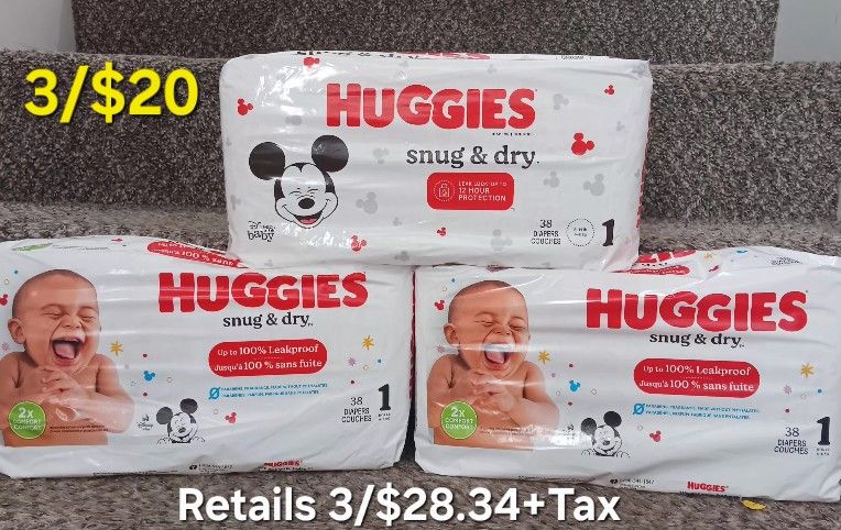 🔥Huggies Bundle SIZE 1
