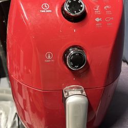 ToastMaster Compact Air Fryer -red