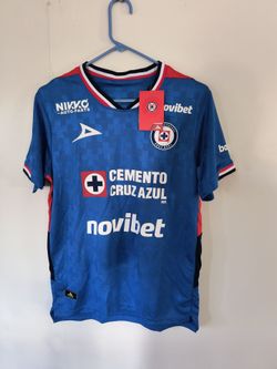 Cruz azul home soccer jersey
Size small
Nueva...