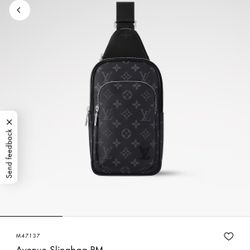 $375 LV Pm Sling Bag