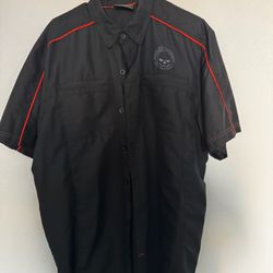 Harley-Davidson Short Sleeve Button Up