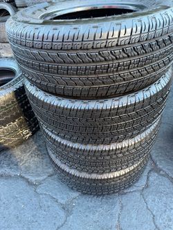 4 tires 255-65-17 Goodyear 90% tread life $320 all four mounted and balanced