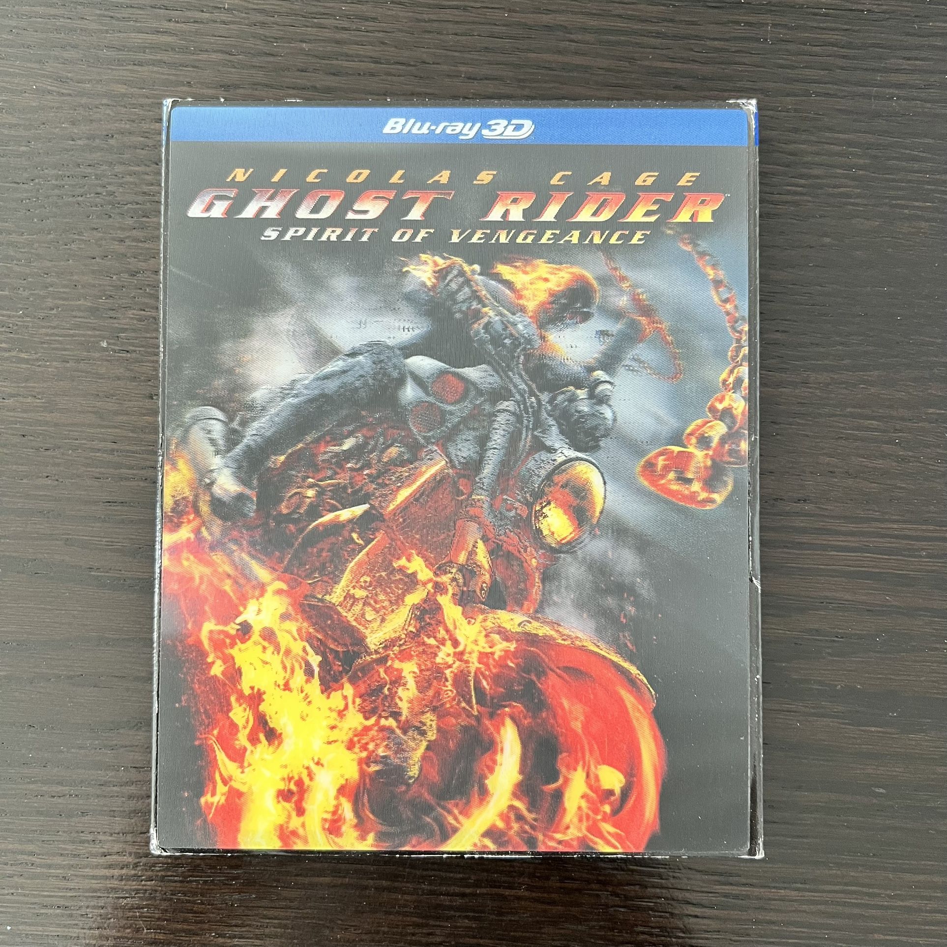 Ghost Rider Spirit of Vengeance 3D Blu-Ray, Blu-ray Action Movies w/ Slipcover