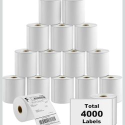 4" x 6" Direct Thermal Labels,