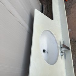 Sink And Counter Vanity Bathroom