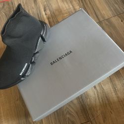 All Black Balenciaga Speeds