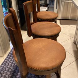 Wood Bar Stool 