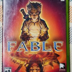 Fable (Original Microsoft Xbox, 2004) With Case Tested/Working Fast Shipping