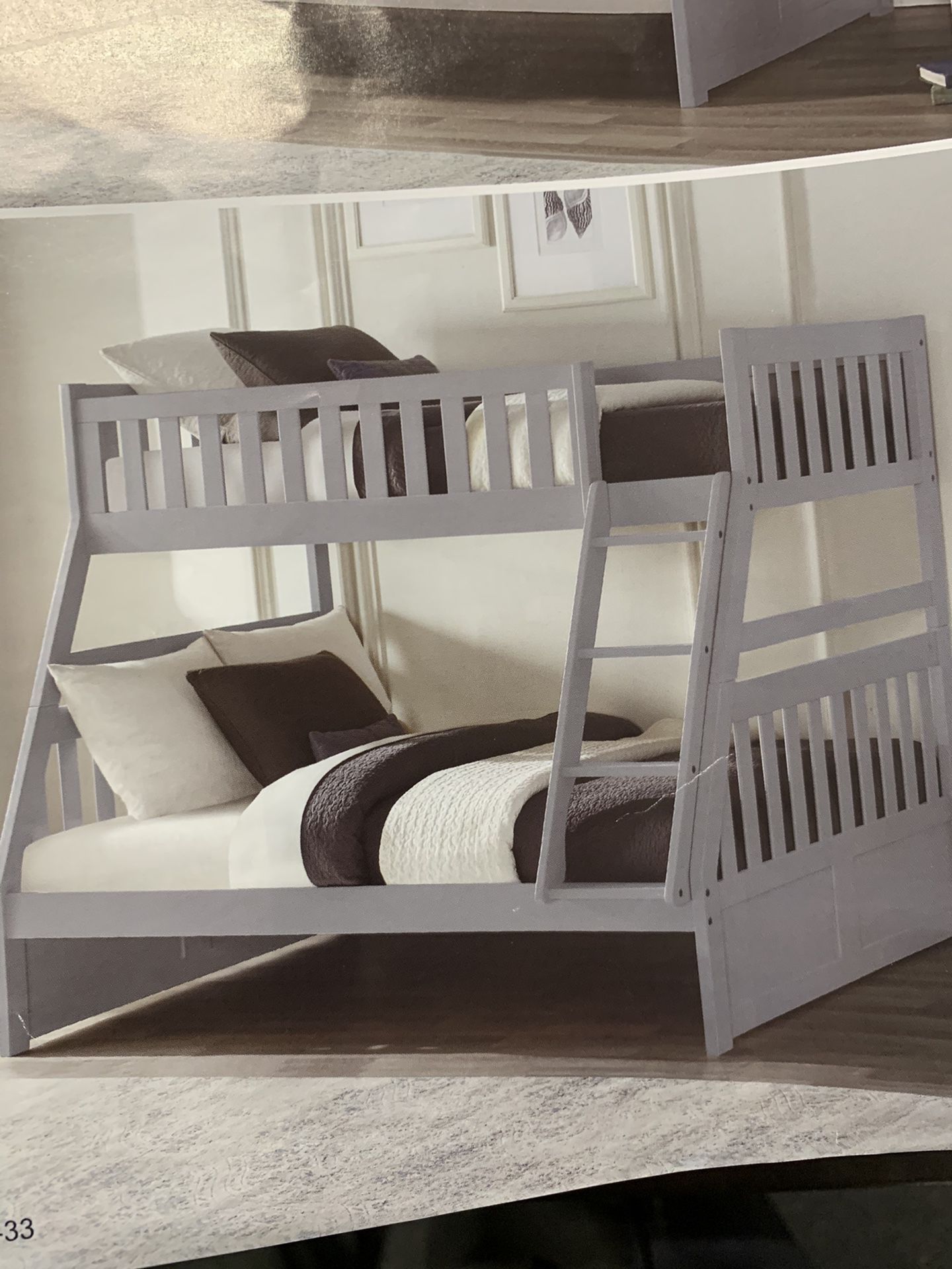 Twin over full bunk bed on Sale