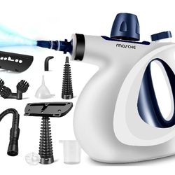 Handheld Pressurized Steam Cleaner with 11-Piece Accessory Set, Multi-Surface Steamer for Cleaning, All Natural Steam Cleaner for Home, Upholstery, Ca
