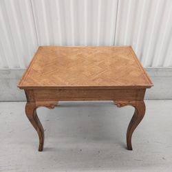 LOVELY  ITALIAN  PARQUET  TOP  END  TABLE