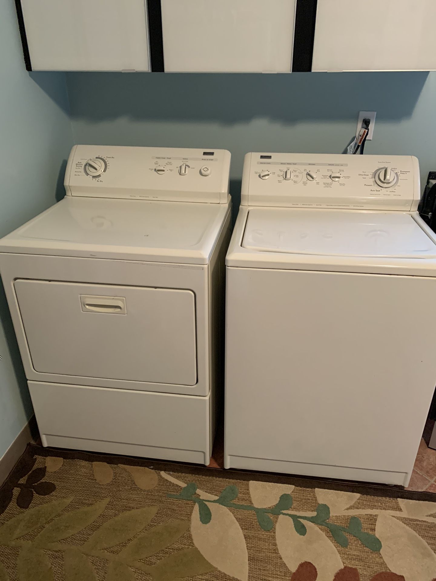 Kenmore washer and dryer