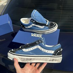 Blue Pearlized Vans