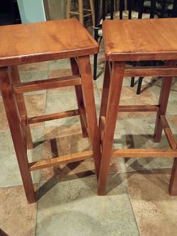 Wooden stools