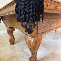 Pool Table 9ft ( Free Delivery & Set Up & New Color Felt Of Your Choice )