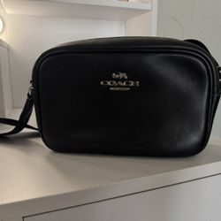Coach Black Leather Crossbody Bag